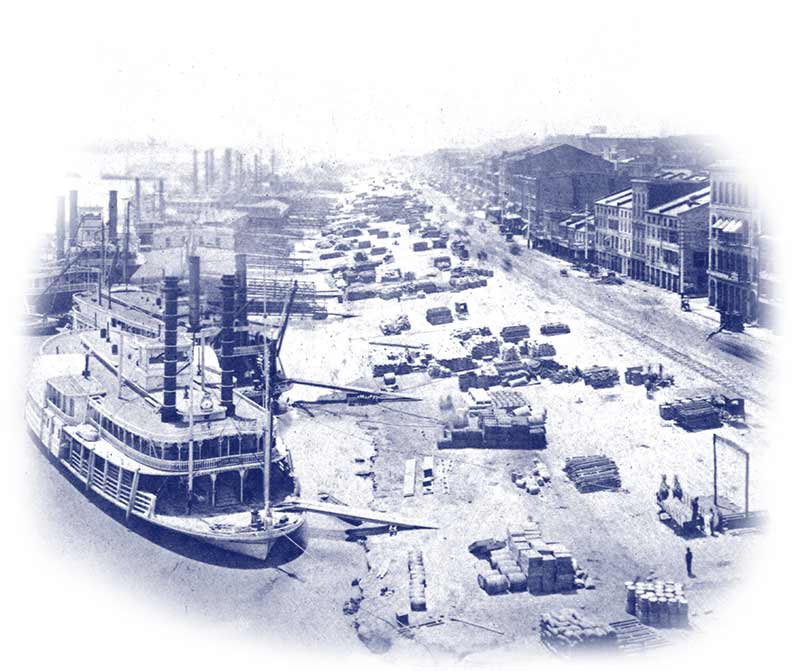 St. Louis Levee district, ca. 1879